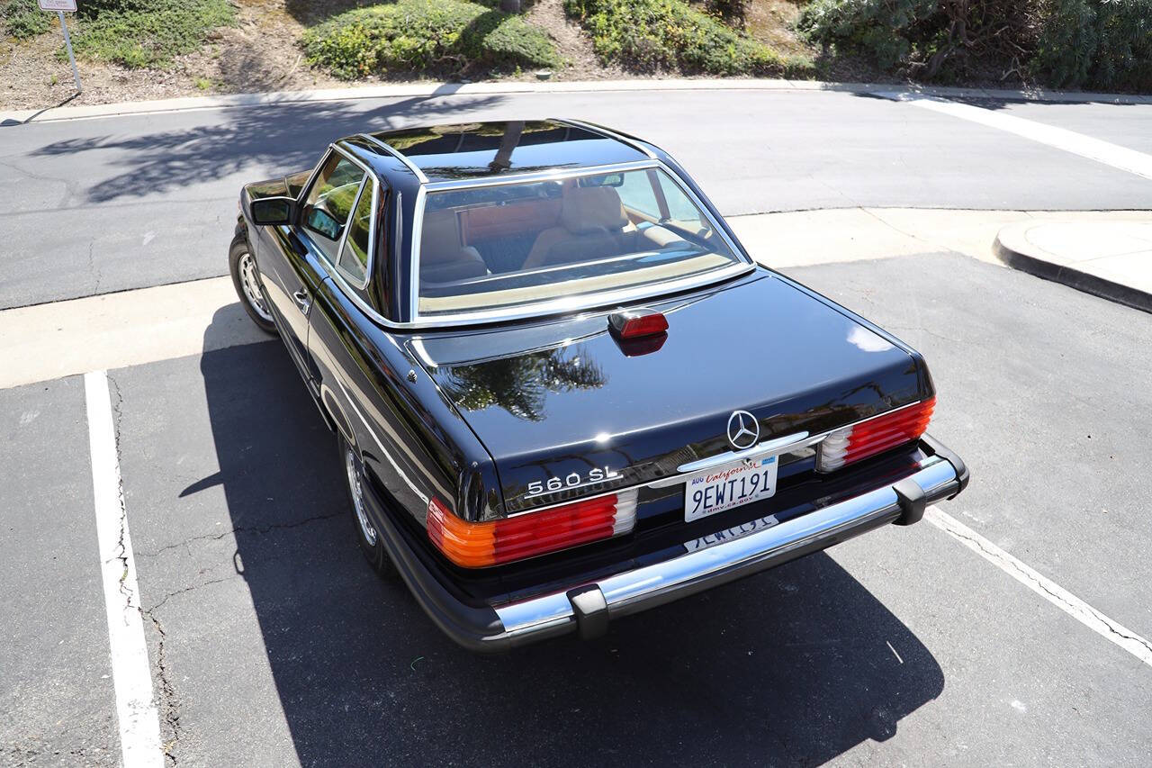 1987 Mercedes-Benz 560-Class for sale at DE AUTOS INC in San Juan Capistrano, CA