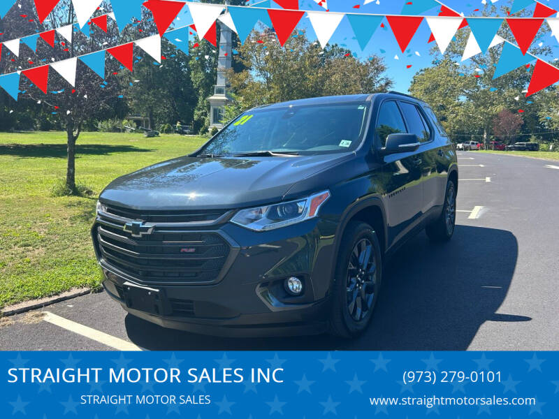 2021 Chevrolet Traverse for sale at STRAIGHT MOTOR SALES INC in Paterson NJ