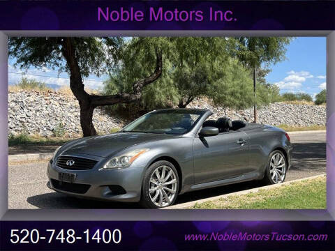 2010 Infiniti G37 Convertible for sale at Noble Motors in Tucson AZ