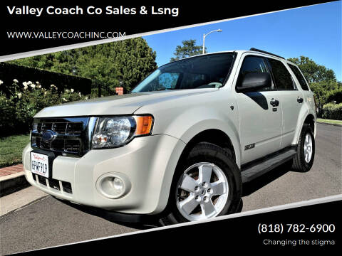 2008 Ford Escape for sale at Valley Coach Co Sales & Lsng in Van Nuys CA