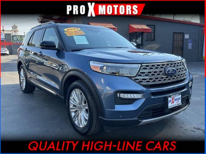 2020 Ford Explorer for sale at Pro X Motors in South Gate CA