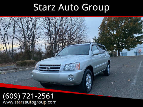 2003 Toyota Highlander for sale at Starz Auto Group in Delran NJ