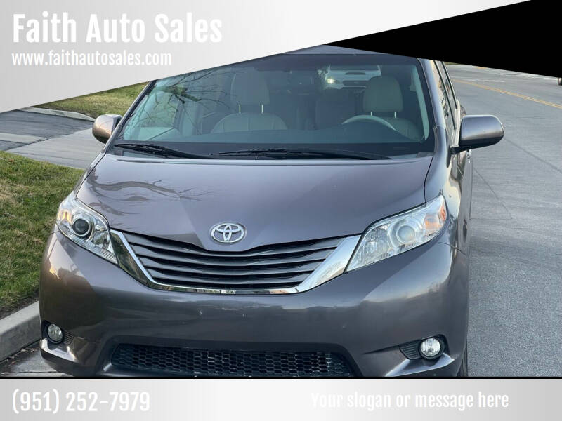 2013 Toyota Sienna for sale at Faith Auto Sales in Temecula CA