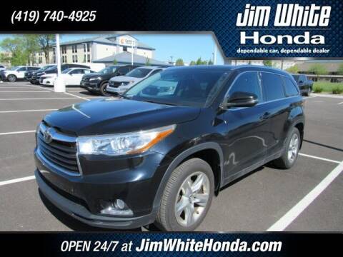2016 Toyota Highlander for sale at The Credit Miracle Network Team at Jim White Honda in Maumee OH