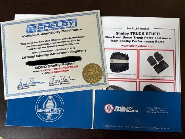 2020 Ford F-150 Raptor