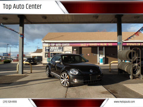 2012 Volkswagen Beetle for sale at Top Auto Center in Quakertown PA