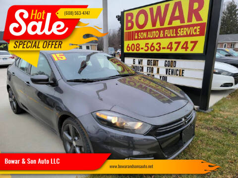 2015 Dodge Dart for sale at Bowar & Son Auto LLC in Janesville WI