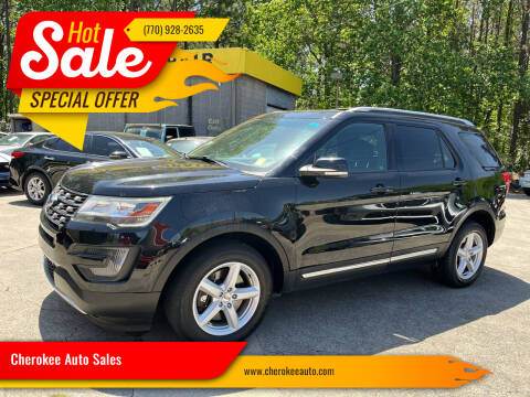 2016 Ford Explorer for sale at Cherokee Auto Sales in Acworth GA
