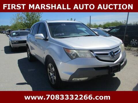 2008 Acura MDX for sale at First Marshall Auto Auction in Harvey IL