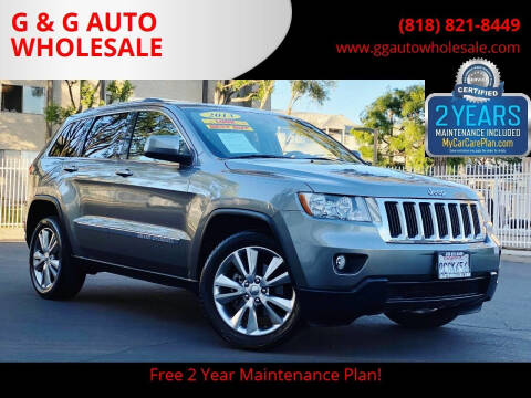 2013 Jeep Grand Cherokee for sale at G & G AUTO WHOLESALE in North Hollywood CA