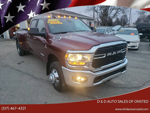 2021 RAM 3500 for sale at D & D Auto Sales Of Onsted in Onsted MI