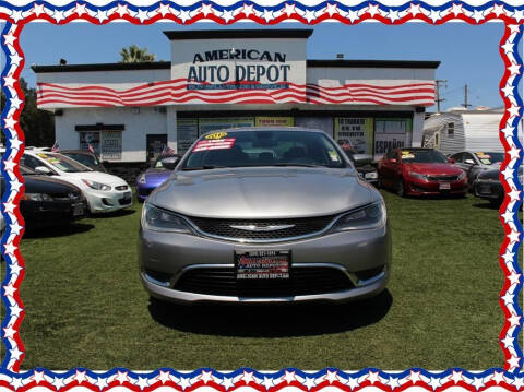 2015 Chrysler 200 for sale at American Auto Depot in Modesto CA