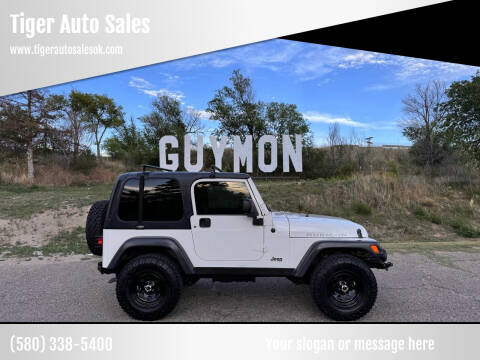 2006 Jeep Wrangler for sale at Tiger Auto Sales in Guymon OK