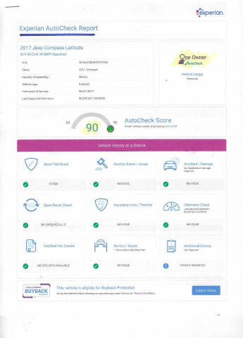2017 Jeep Compass Latitude