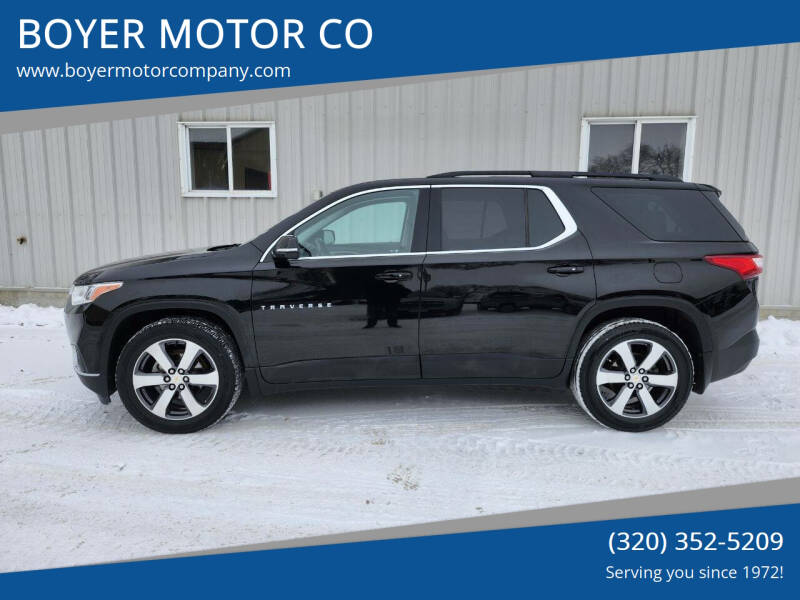 2019 Chevrolet Traverse for sale at BOYER MOTOR CO in Sauk Centre MN