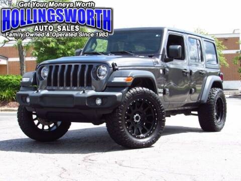 2018 Jeep Wrangler Unlimited for sale at Hollingsworth Auto Sales in Raleigh NC