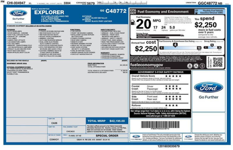 2016 Ford Explorer Limited