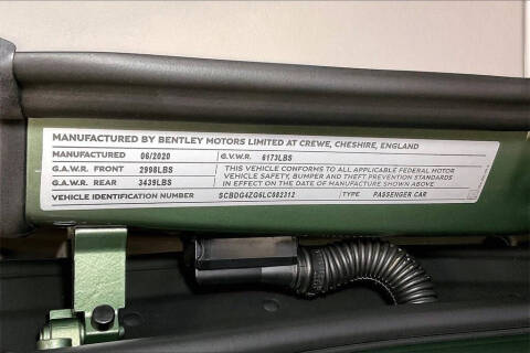 2020 Bentley Continental GTC V8