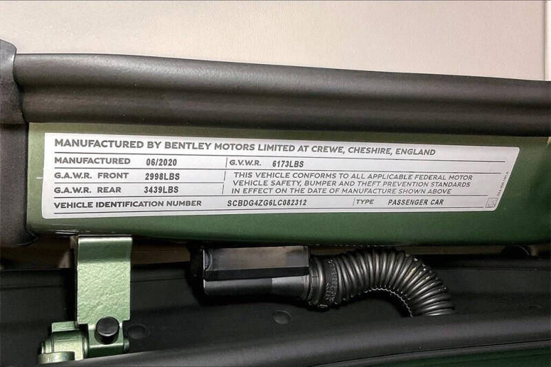 2020 Bentley Continental GTC V8
