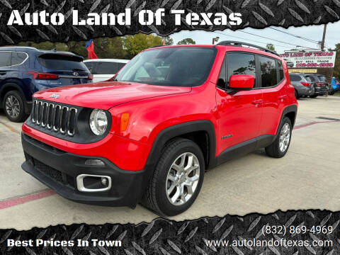 2018 Jeep Renegade for sale at Auto Land Of Texas in Cypress TX