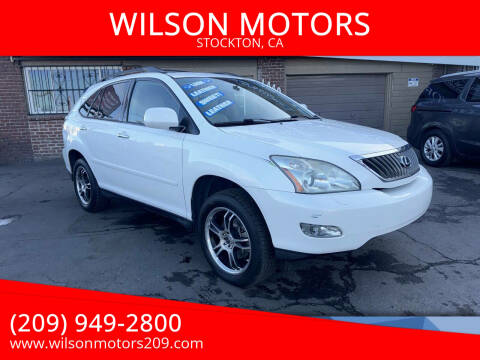 2008 Lexus RX 350 for sale at WILSON MOTORS in Stockton CA