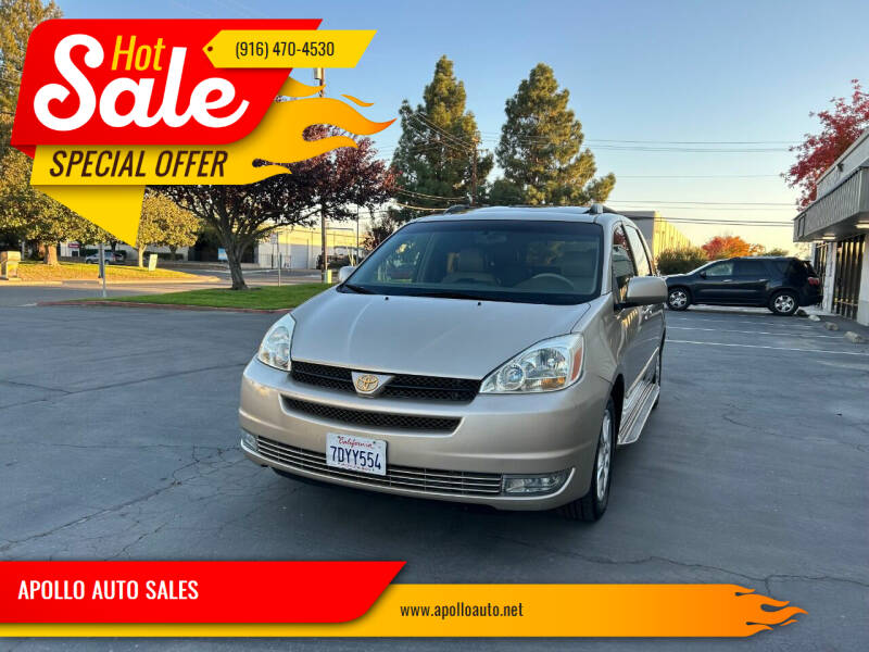 2005 Toyota Sienna for sale at APOLLO AUTO SALES in Sacramento CA