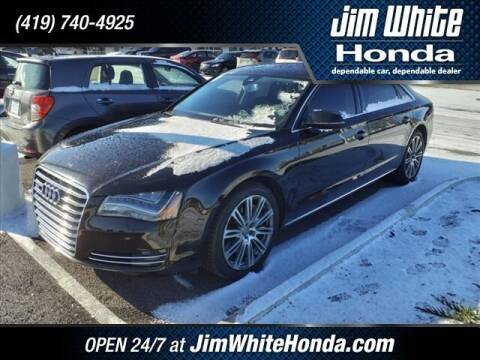 2012 Audi A8 L for sale at The Credit Miracle Network Team at Jim White Honda in Maumee OH