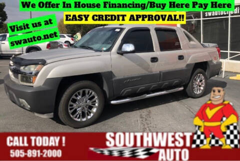 2006 Chevrolet Avalanche for sale at SOUTHWEST AUTO in Albuquerque NM