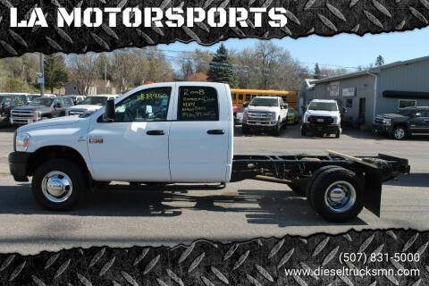 2008 Dodge Ram Chassis 3500 for sale at L.A. MOTORSPORTS in Windom MN