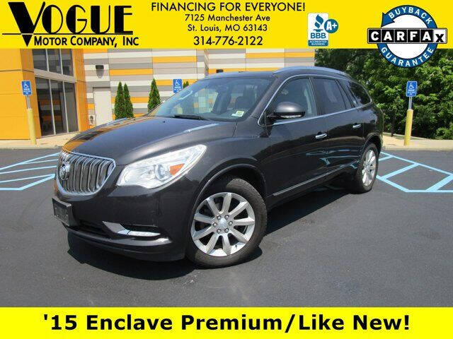 2015 Buick Enclave for sale at Vogue Motor Company Inc in Saint Louis MO