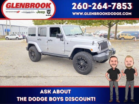 2015 Jeep Wrangler Unlimited for sale at Glenbrook Dodge Chrysler Jeep Ram and Fiat in Fort Wayne IN