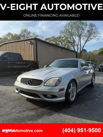 2002 Mercedes-Benz SLK for sale at V-EIGHT AUTOMOTIVE in Lithia Springs GA