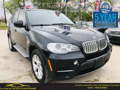 2013 BMW X5 for sale at LUXURY UNLIMITED AUTO SALES in San Antonio TX