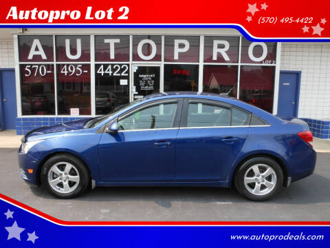 2013 Chevrolet Cruze for sale at Autopro Lot 2 in Sunbury PA