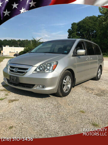 2007 Honda Odyssey for sale at Lake County Motors LLC in Mentor OH