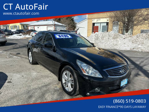 2012 Infiniti G25 Sedan for sale at CT AutoFair in West Hartford CT