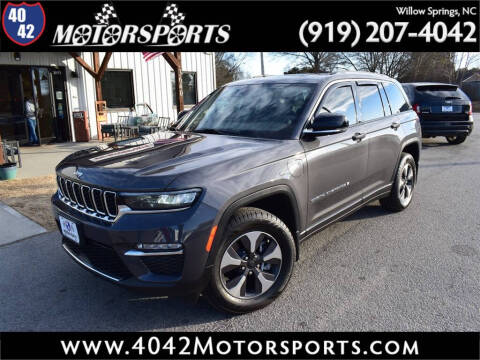 2022 Jeep Grand Cherokee for sale at 4042 Motorsports in Willow Spring NC