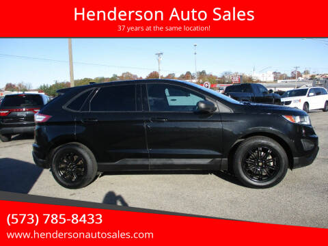 2015 Ford Edge for sale at Henderson Auto Sales in Poplar Bluff MO