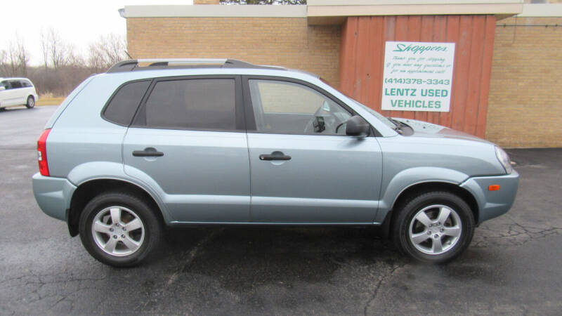 2008 Hyundai Tucson for sale at LENTZ USED VEHICLES INC in Waldo WI
