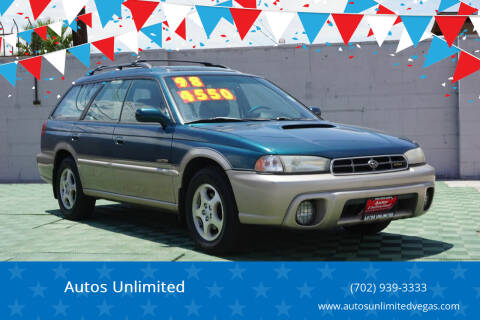 1998 Subaru Legacy for sale at Autos Unlimited in Las Vegas NV