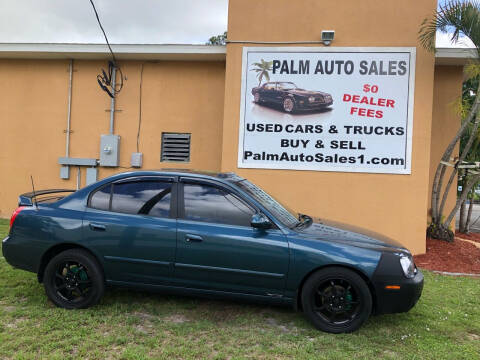 2002 Hyundai Elantra for sale at Palm Auto Sales in West Melbourne FL