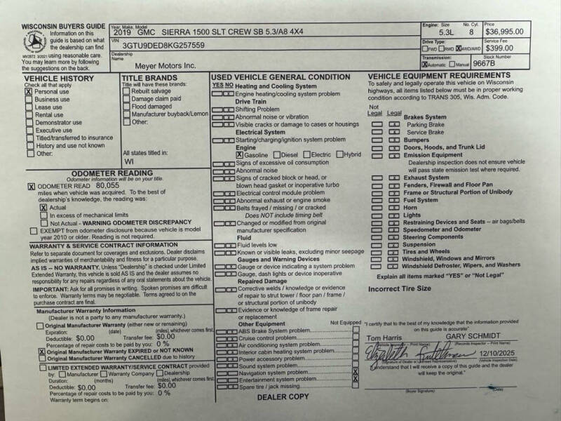 2019 GMC Sierra 1500