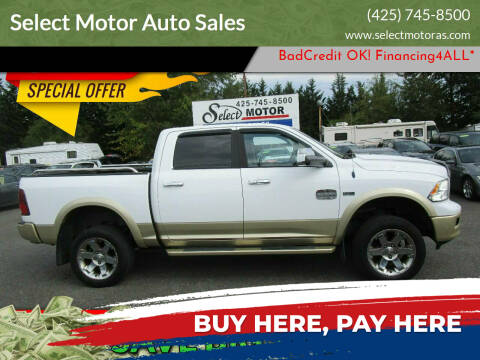 2012 RAM Ram Pickup 1500 for sale at Select Motor Auto Sales in Lynnwood WA