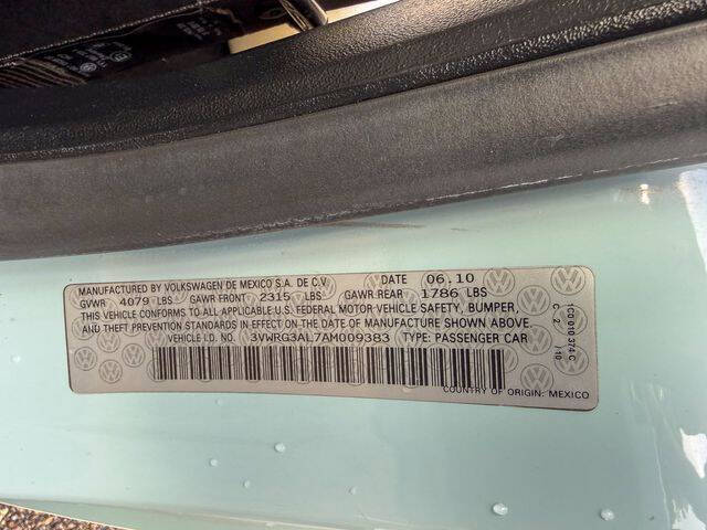 2010 Volkswagen New Beetle Convertible Final Edition PZEV