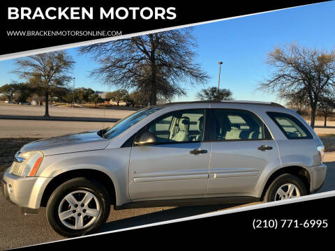 2006 Chevrolet Equinox for sale at BRACKEN MOTORS in San Antonio TX