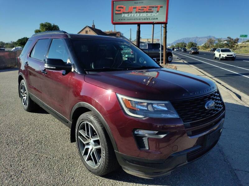 2018 Ford Explorer for sale at Sunset Auto Body in Sunset UT