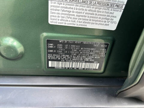 2012 Subaru Outback 2.5i