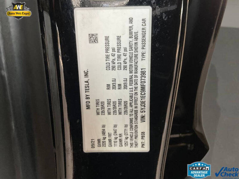 2021 Tesla Model 3 Performance