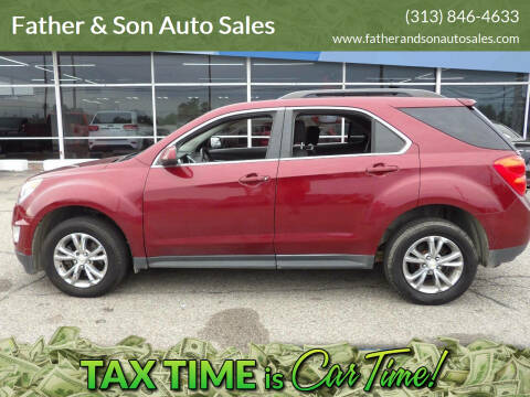 2016 Chevrolet Equinox for sale at Father & Son Auto Sales in Dearborn MI