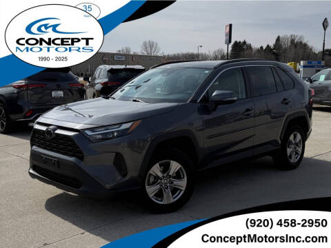 2022 Toyota RAV4 for sale at CONCEPT MOTORS INC in Sheboygan WI